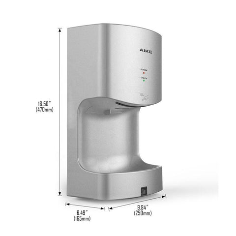 AIKE® Wall Mounted High Speed Automatic Hand Dryer, Model AK2630TS