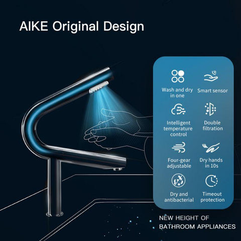 AIKE® Faucet Designed High Speed Hand Dryer for Bathroom, Model AK7131