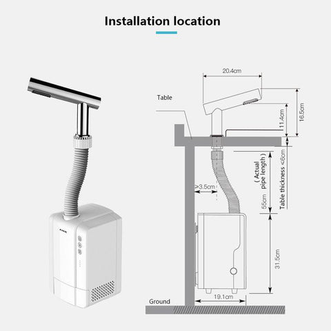 AIKE® High Speed Faucet Design Kitchen Dryer, Model AK7106